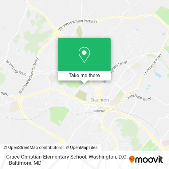 Grace Christian Elementary School map