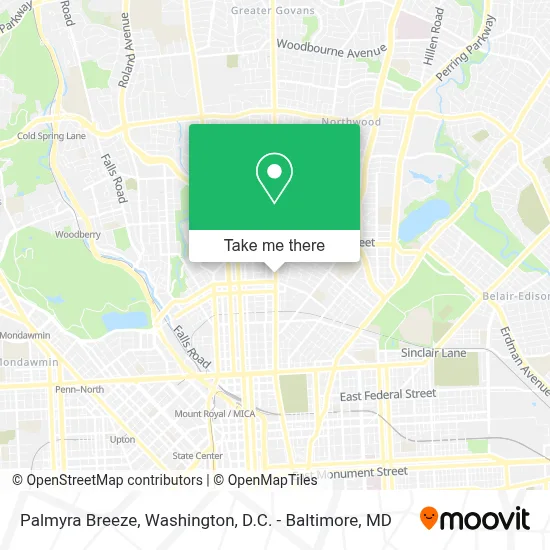 Palmyra Breeze map