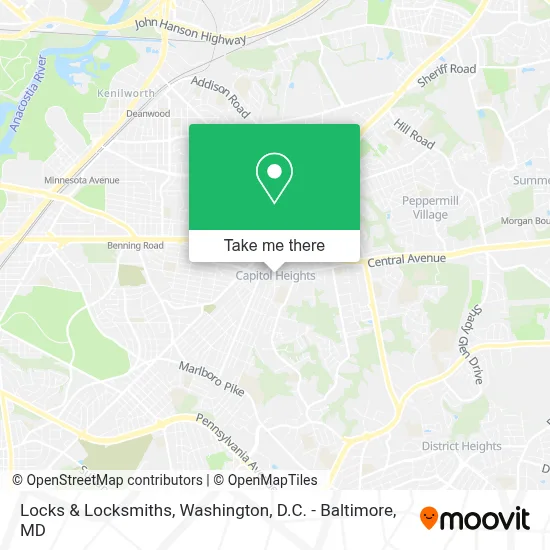 Locks & Locksmiths map