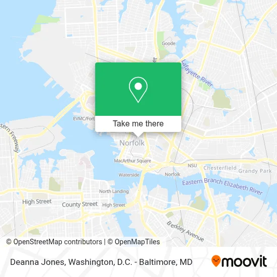 Deanna Jones map