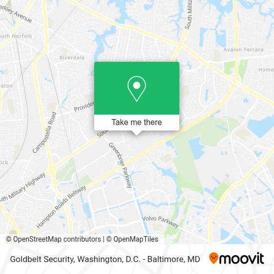 Goldbelt Security map