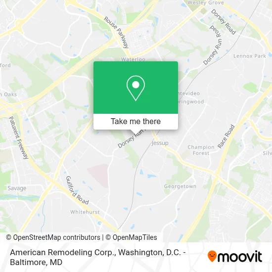 American Remodeling Corp. map