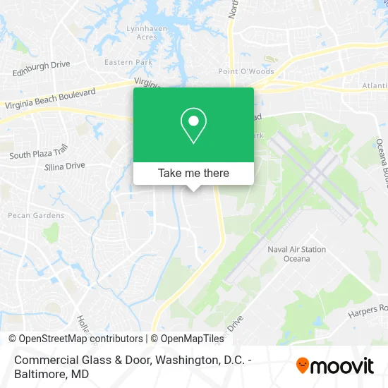 Commercial Glass & Door map