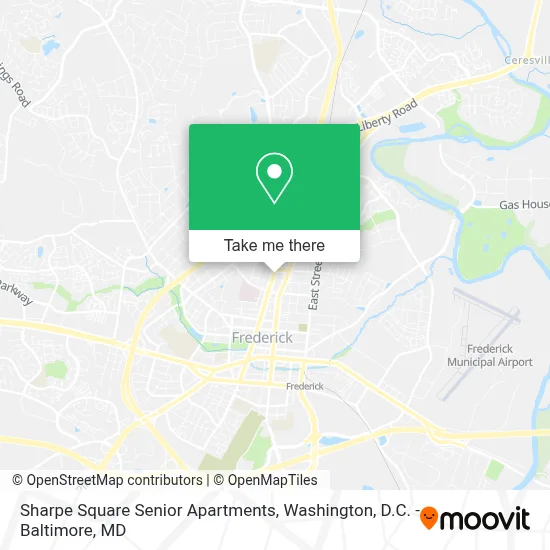 Sharpe Square Senior Apartments map