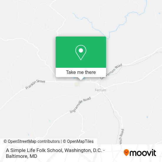 A Simple Life Folk School map