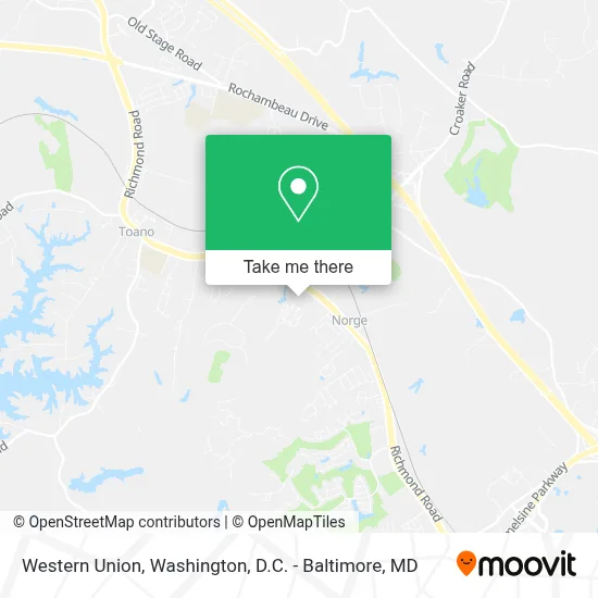 Western Union map
