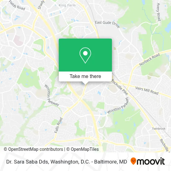 Dr. Sara Saba Dds map
