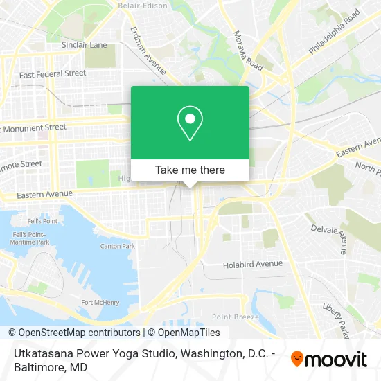Utkatasana Power Yoga Studio map