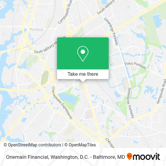 Onemain Financial map