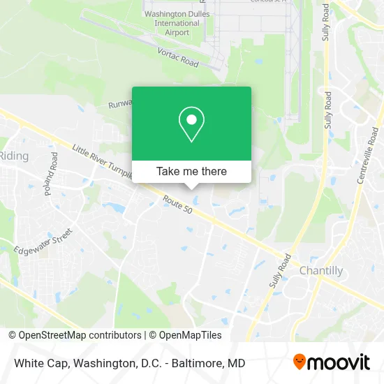 White Cap map