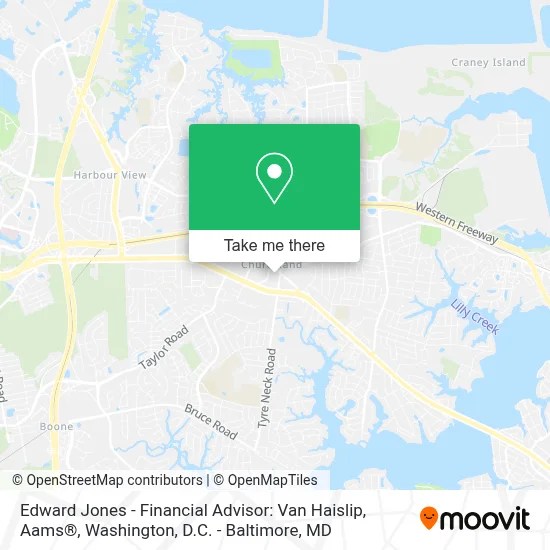 Edward Jones - Financial Advisor: Van Haislip, Aams® map