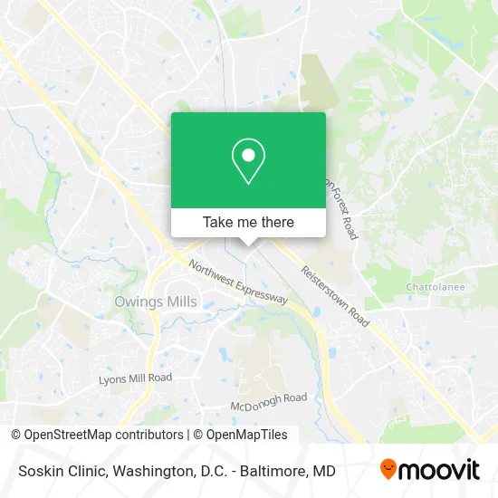 Soskin Clinic map