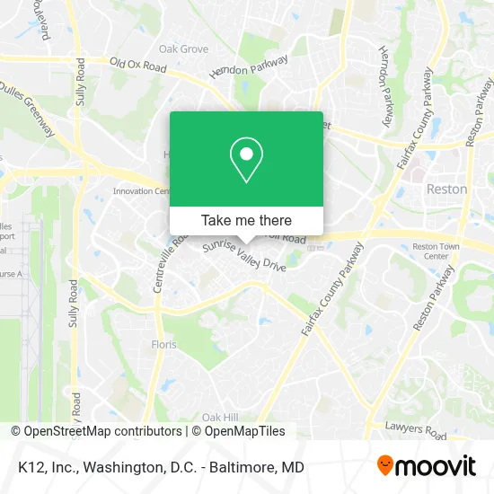 K12, Inc. map