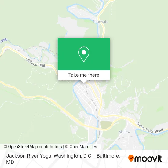 Jackson River Yoga map