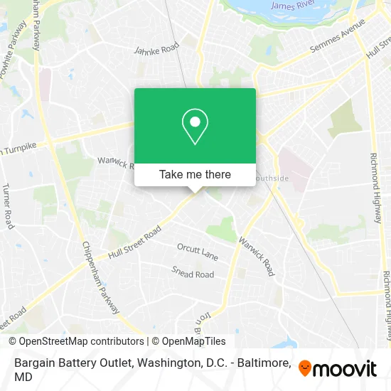 Bargain Battery Outlet map