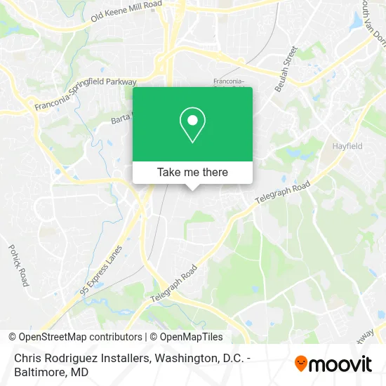 Chris Rodriguez Installers map