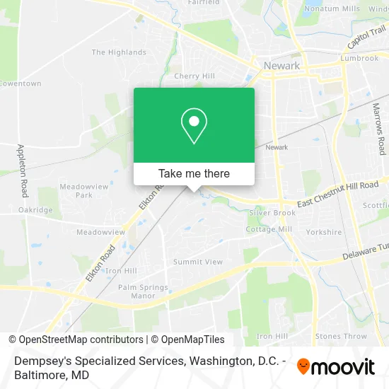 Dempsey's Specialized Services map