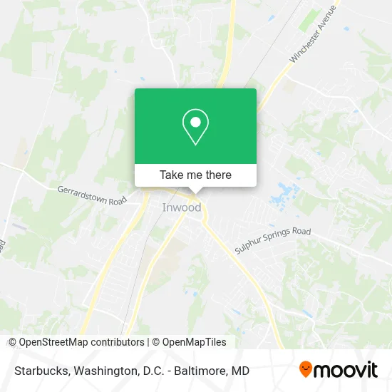 Starbucks map