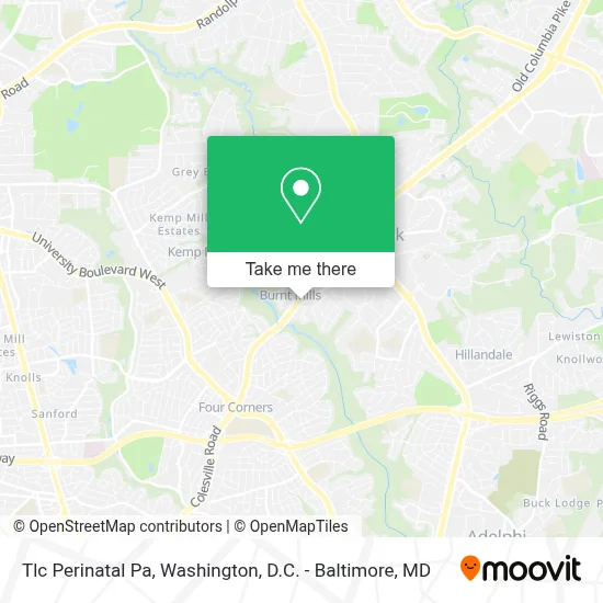 Tlc Perinatal Pa map