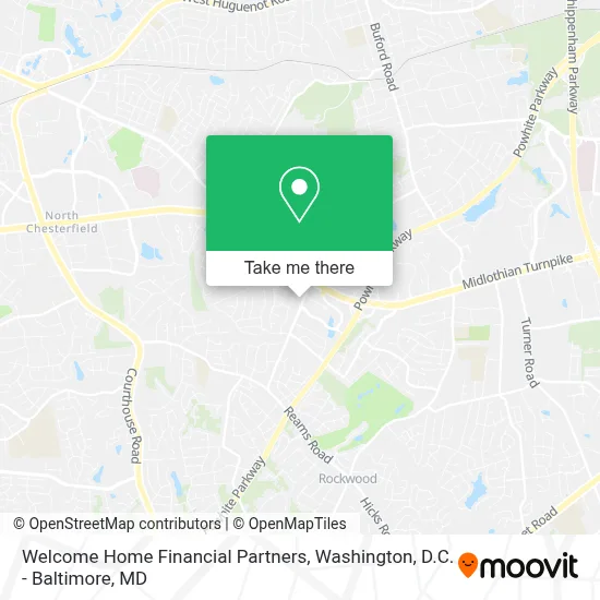 Welcome Home Financial Partners map