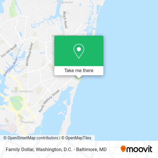 Family Dollar map