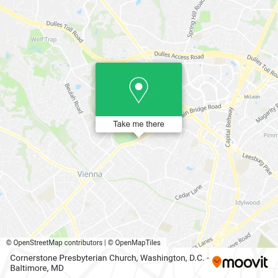 Cornerstone Presbyterian Church map