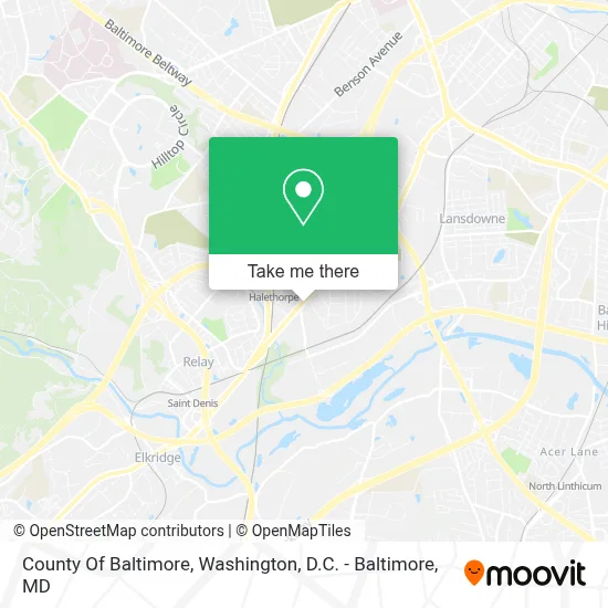 County Of Baltimore map