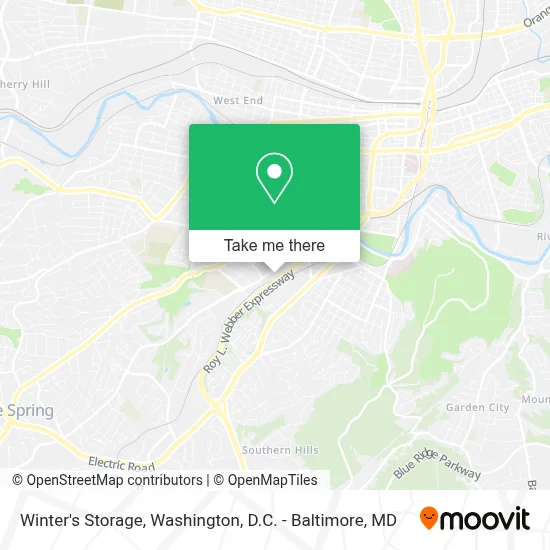 Winter's Storage map