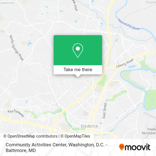 Community Activities Center map