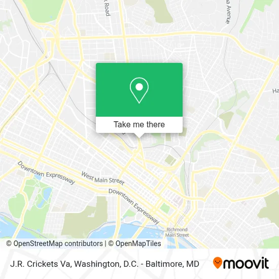 J.R. Crickets Va map