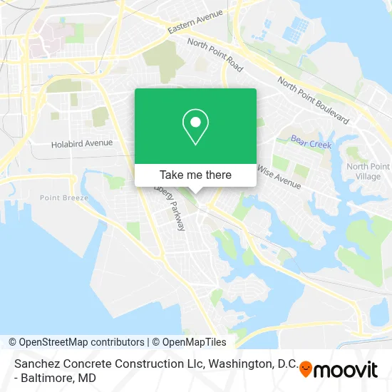 Sanchez Concrete Construction Llc map