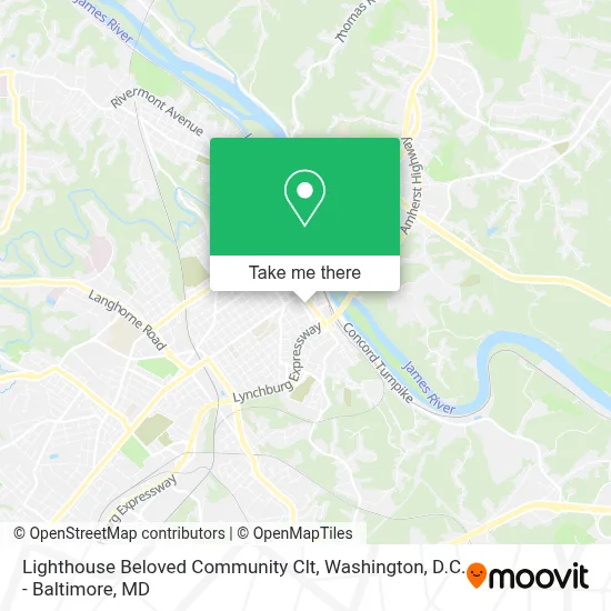 Lighthouse Beloved Community Clt map