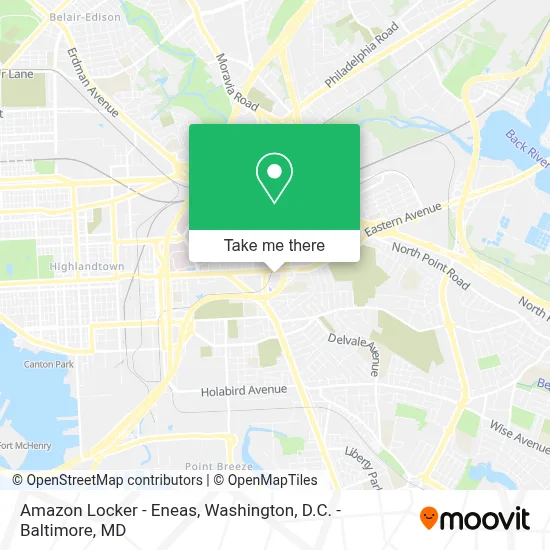 Amazon Locker - Eneas map