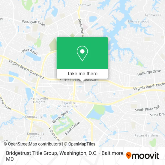 Bridgetrust Title Group map