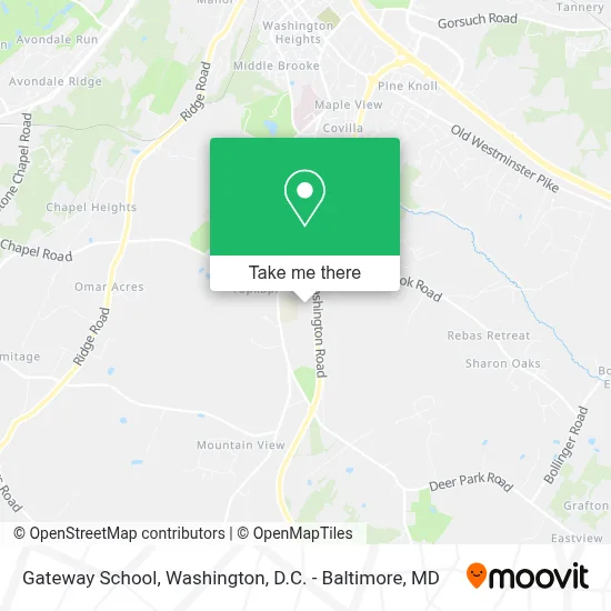 Gateway School map