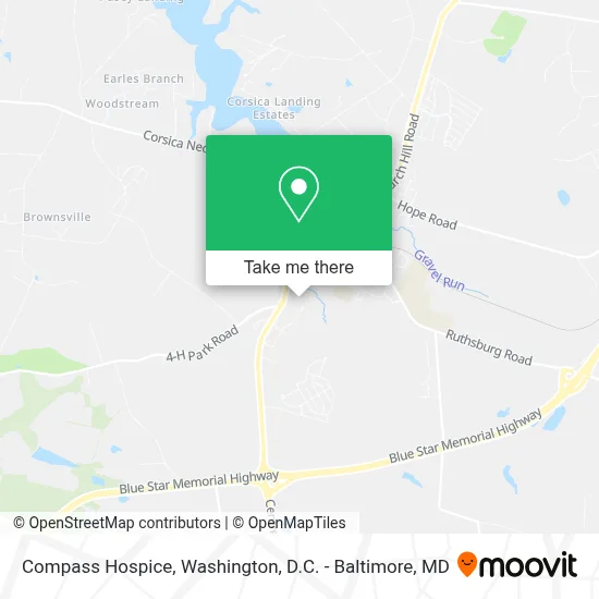 Compass Hospice map