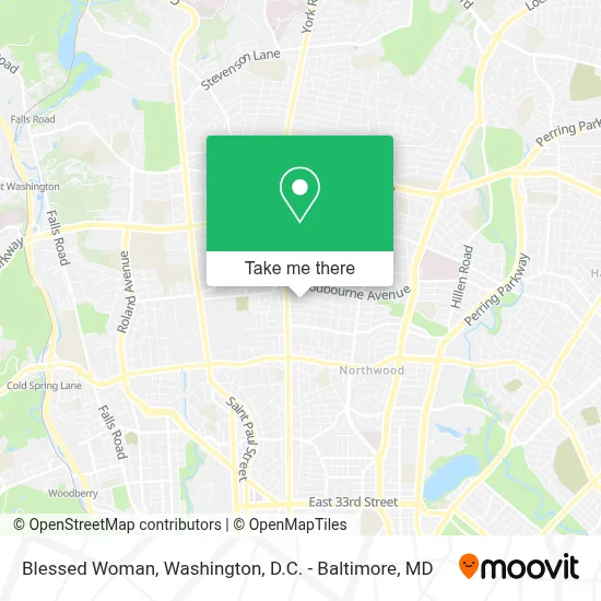Blessed Woman map