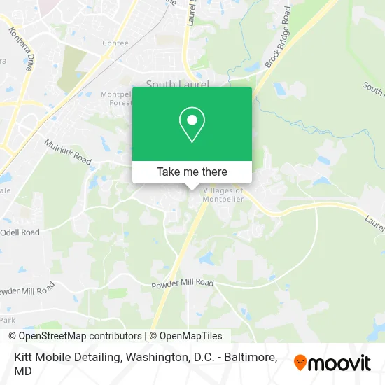 Kitt Mobile Detailing map