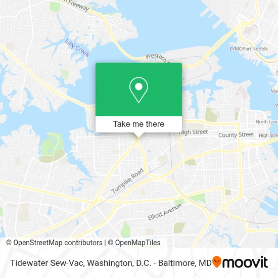 Tidewater Sew-Vac map