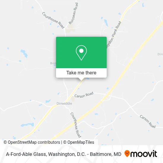 A-Ford-Able Glass map