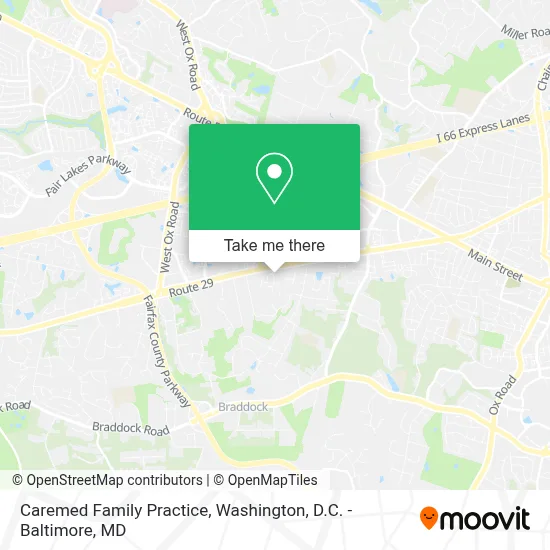 Caremed Family Practice map
