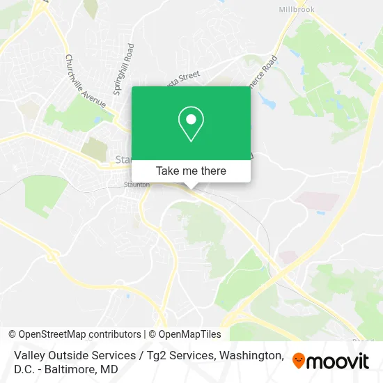 Valley Outside Services / Tg2 Services map