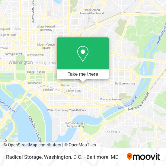 Radical Storage map