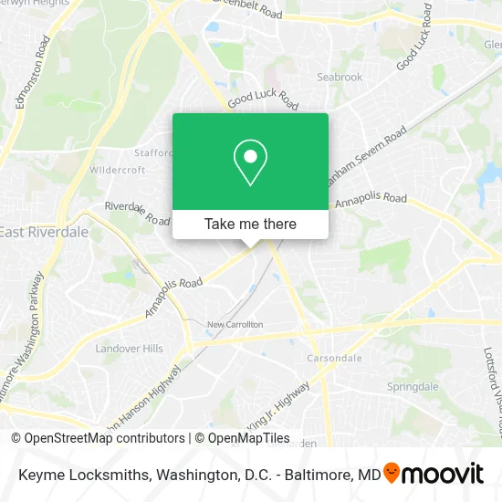 Keyme Locksmiths map