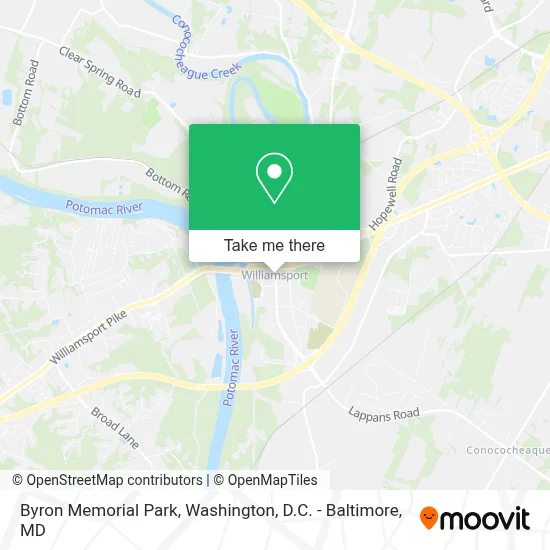 Byron Memorial Park map