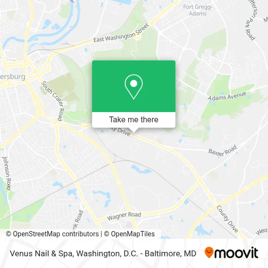 Venus Nail & Spa map