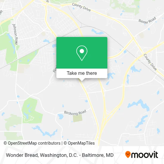 Wonder Bread map