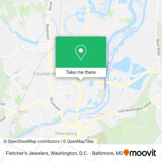 Fletcher's Jewelers map