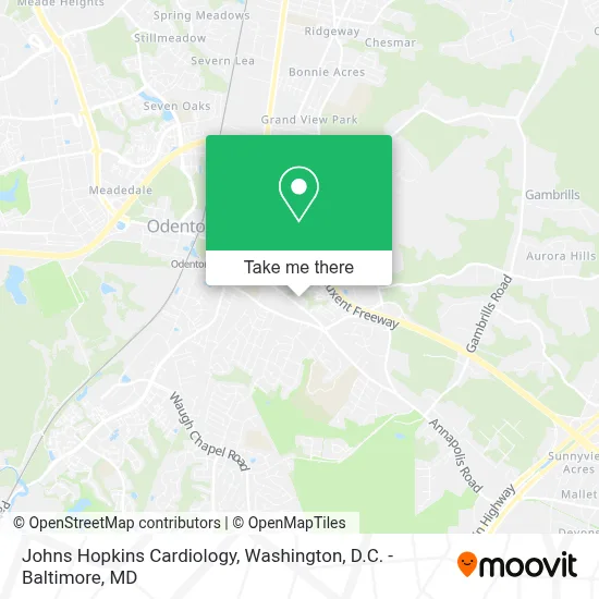 Johns Hopkins Cardiology map