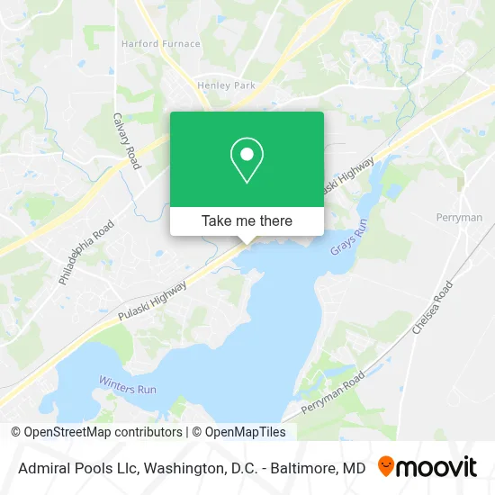 Admiral Pools Llc map